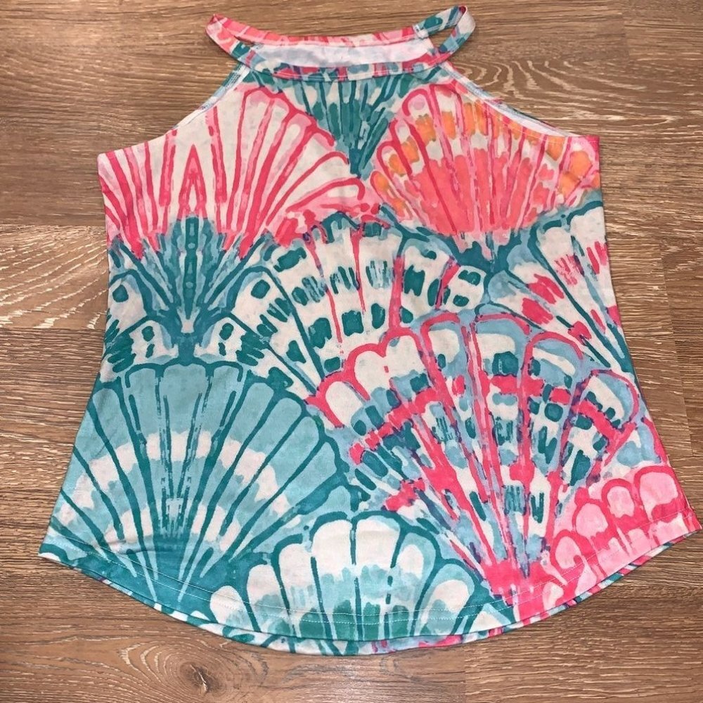 Sea shell print tank - 3/$20 or 4/$25